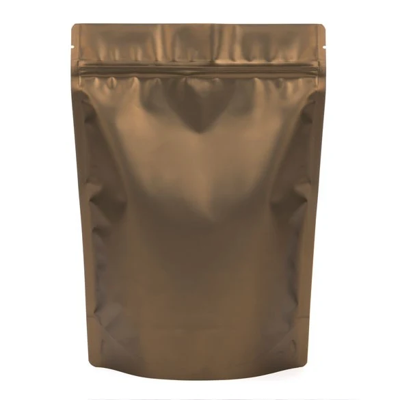Standbodenbeutel Bronze 21x9x29cm | 510 Gramm (100 Stück) [ZBGM5BZ]