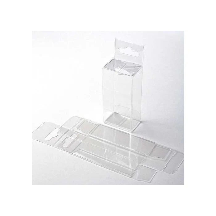 Klarsichtschachteln 3.8x2.5x7.6cm mit Aufhängeloch (25 Stück) [HFB218]