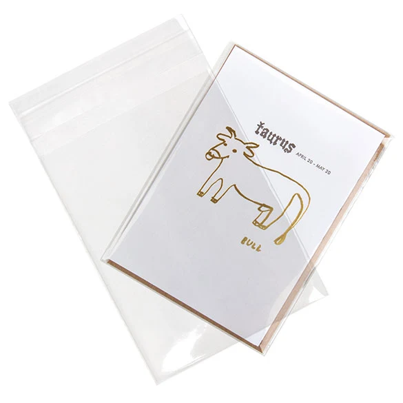 Umweltfreundliche Beutel 9.7x13cm Transparent - Premium (100 Stück) [GC3X5]