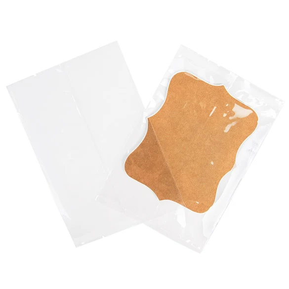 Öko-Beutel Transparent 12.7x17.8cm Premium und Verschweißbar (100 Stück) [CHS57]