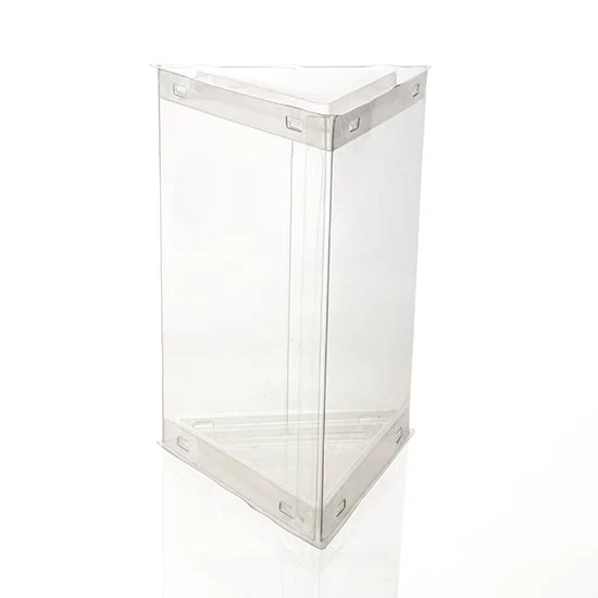 Kristallklare Pop-Up Köcher 10,2 x 7,8 x 15,2cm (25 St) [CTTS46]
