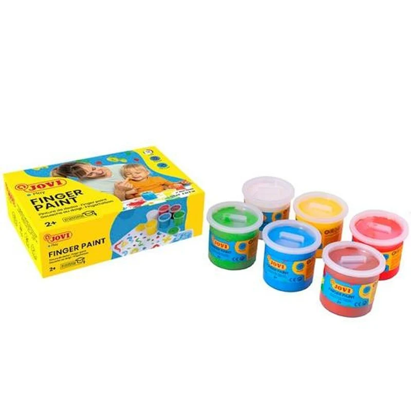 Finger Paint Jovi Multicolour 125 ml 6 Pieces (6 Units)