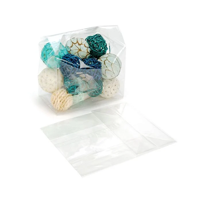 Blockbodenbeutel 17.8x10.2x22.9cm Transparent (100 Stück) [FGCC8]