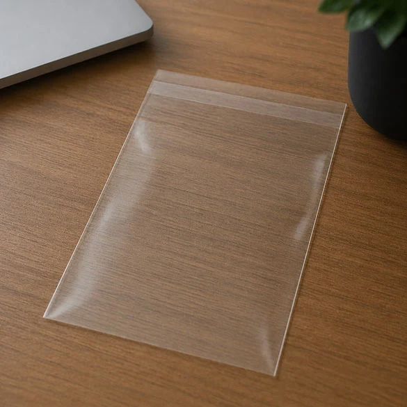 Klappenbeutel 23.5x28.9cm Hochtransparent (100 Stück) [B911PC]