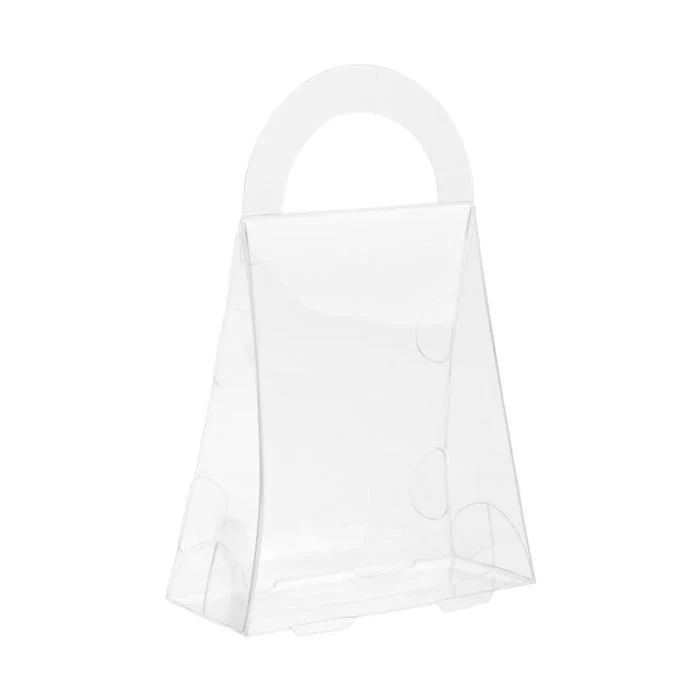 Klarsichtschachteln Handtaschenstil 8.9x3.8x10.2cm (25 Stück) [FS210]