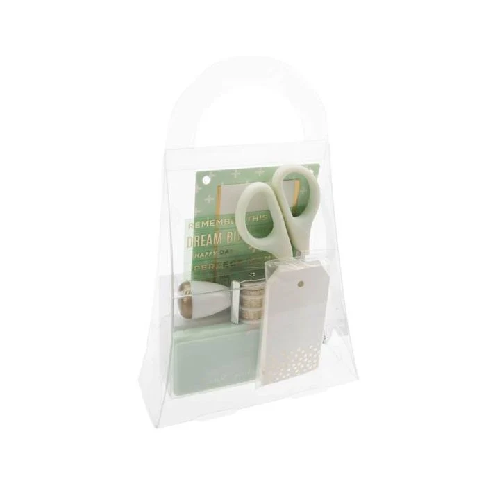 Klarsichtschachteln Handtaschenstil 14.8x5.9x17.6cm (25 Stück) [FS209]