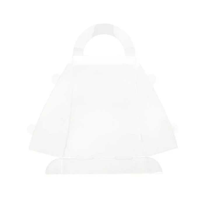 Klarsichtschachteln Handtaschenstil 14.8x5.9x17.6cm (25 Stück) [FS209]