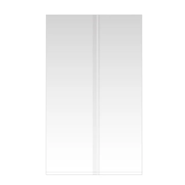 Öko-Beutel Transparent 7.6x14cm Premium und Verschweißbar (100 Stück) [CHS35H]