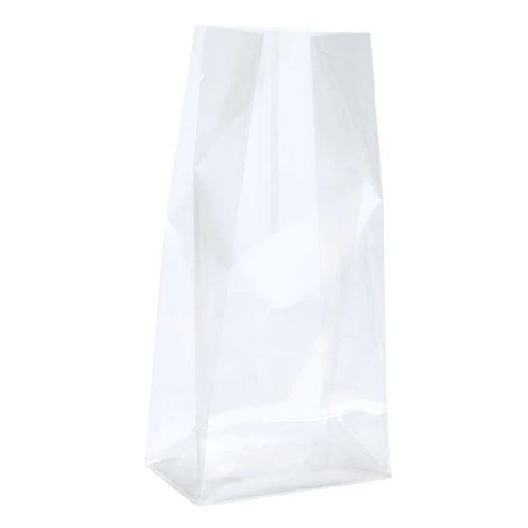 Blockbodenbeutel ÖKO-freundlich 7,6x5,1x16,5cm Premium mit Seitenfalten (100 Stück) [CFBG6]