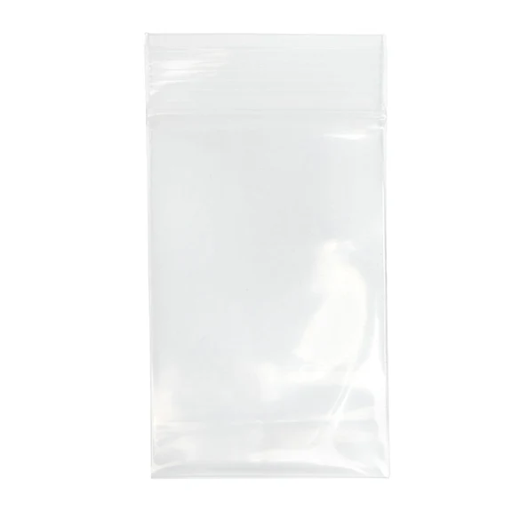Druckverschlussbeutel Transparent 5x7.5cm PE 150 Mikron (100 Stück) [6PE23]