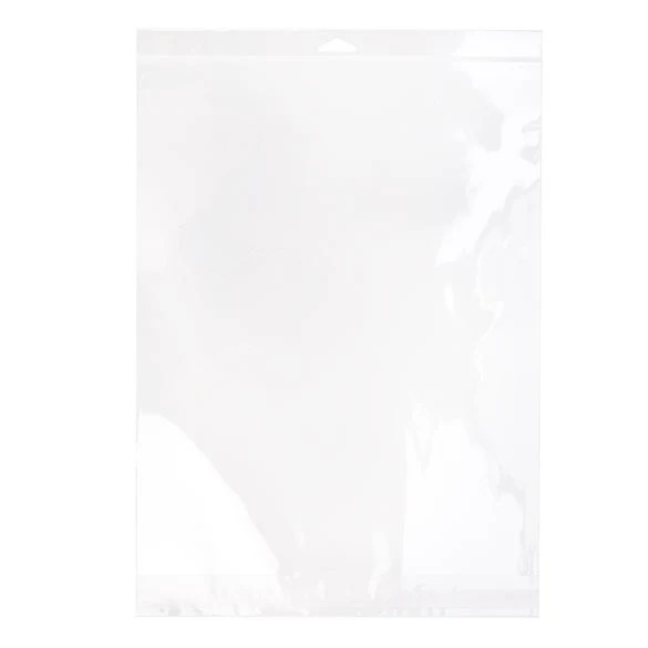 Headerbeutel Transparent 31.1x38.1cm Wiederverschließbar (100 Stück) [HB1215S]