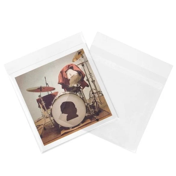 Klappenbeutel 18.9x18.4cm Hochtransparent (100 Stück) [B77PC]