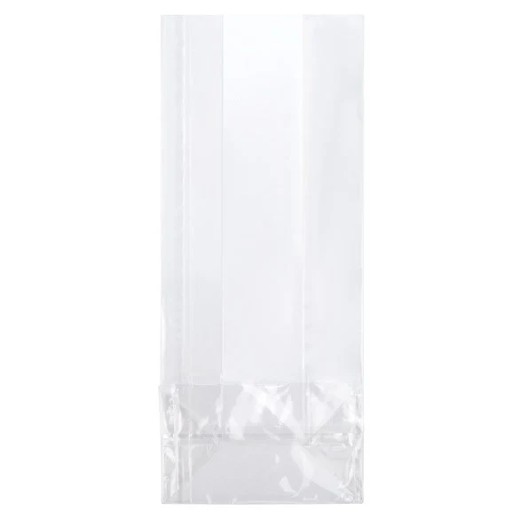 Blockbodenbeutel ÖKO-freundlich 12,7x7,6x30,5cm Premium mit Seitenfalten (100 Stück) [CFBG1]