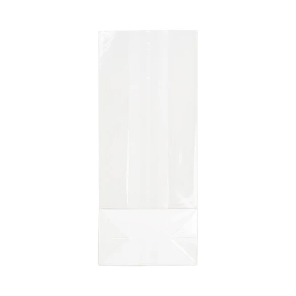 Blockbodenbeutel 12.5x7x30cm Transparent (100 Stück) [FGPB1]