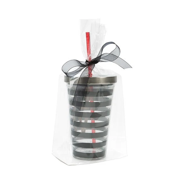 Blockbodenbeutel 12.5x7x30cm Transparent (100 Stück) [FGPB1]