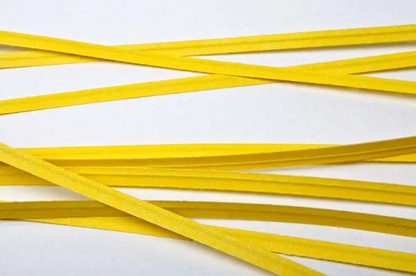 Verschluss-Streifen 10.2x0.4cm Papier Gelb (1,000 Stück) [TT4Y]