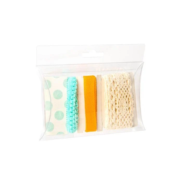 Kissenschachteln Transparent 10x3x15cm mit Aufhängeloch (25 Stück) [PBSH77]
