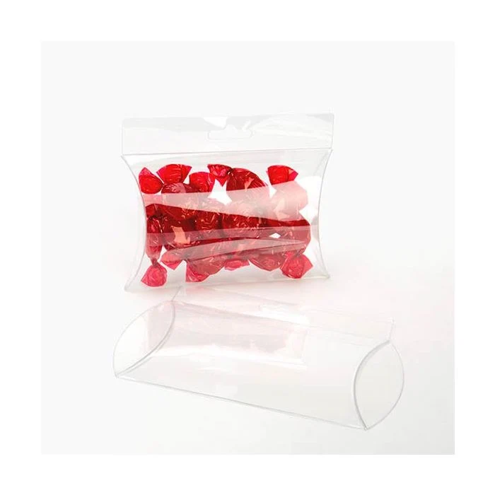 Kissenschachteln Transparent 10x3x15cm mit Aufhängeloch (25 Stück) [PBSH77]
