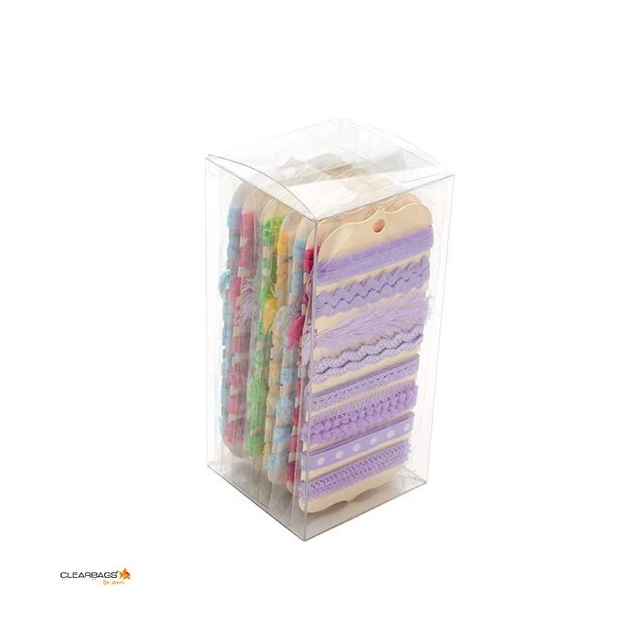 Klarsichtschachteln 8.9x8.9x19.1cm mit Automatikboden (25 Stück) [PLB187]