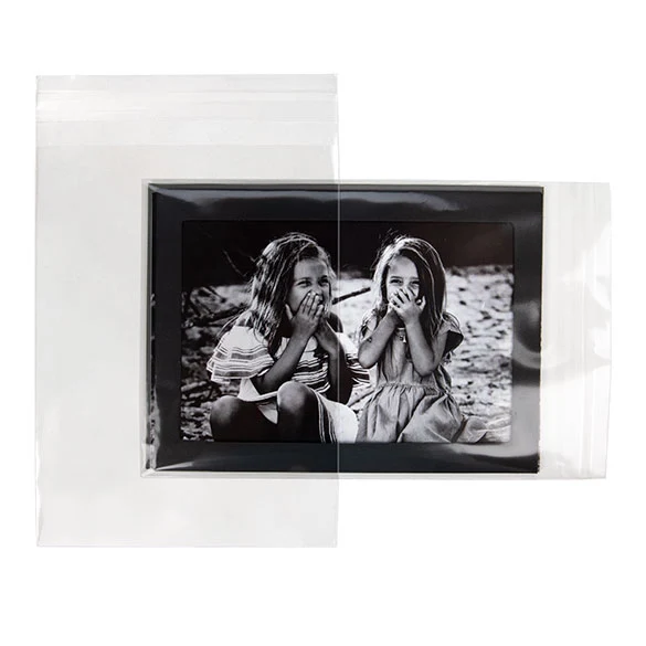 Umweltfreundliche Beutel 13.8x18.4cm Transparent - Premium (100 Stück) [GC75]