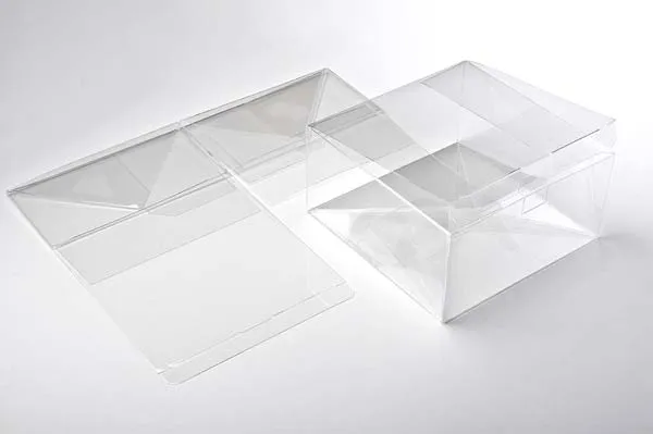 Klarsichtschachteln 14.9x14.9x7.6cm mit Automatikboden (25 Stück) [PLB203]