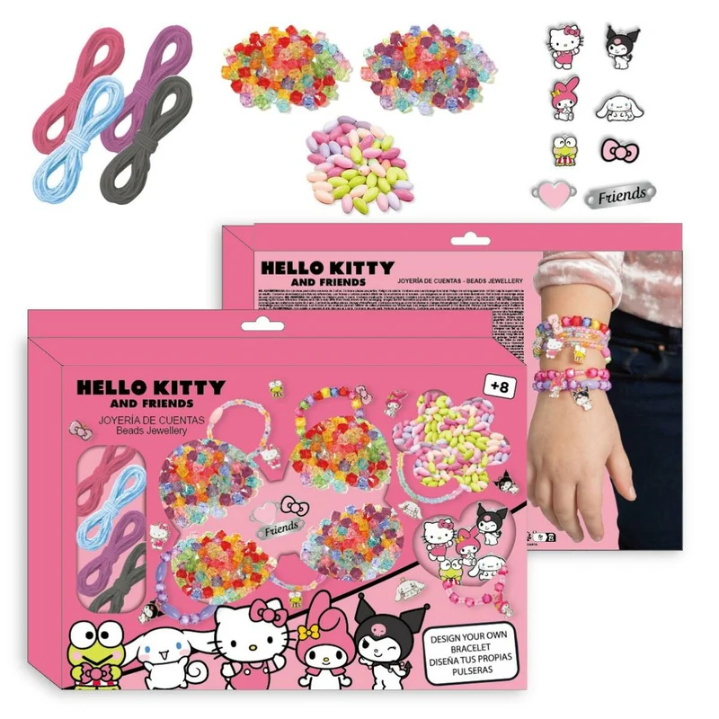 Glass beads Hello Kitty