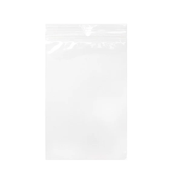 Druckverschlussbeutel mit Hangloch 10x15cm Kristallklar PP 75 Mikron (100 Stück) [Z3R46]
