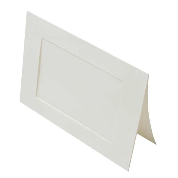 Glückwunschkarten Natur mit 9x14cm Fenster - Außengröße für 10x15 Druck (25 Stück) [PJ01112]