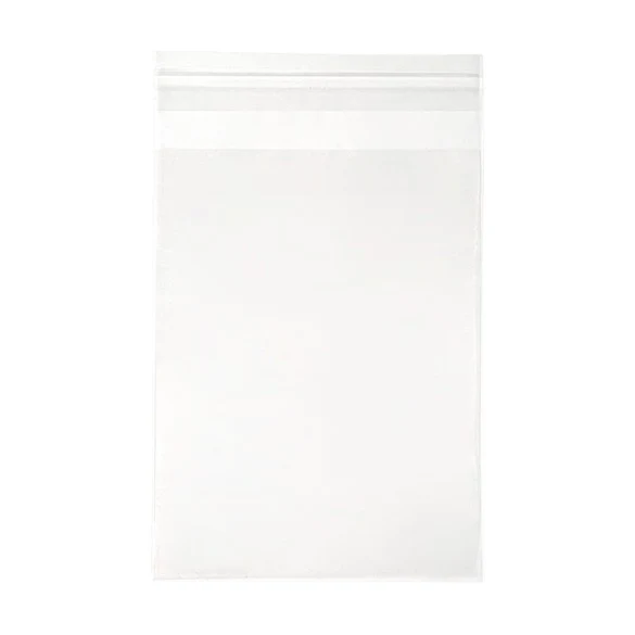 Klappenbeutel 12,5x16,7cm Hochtransparent (250 Stück) [VL65]
