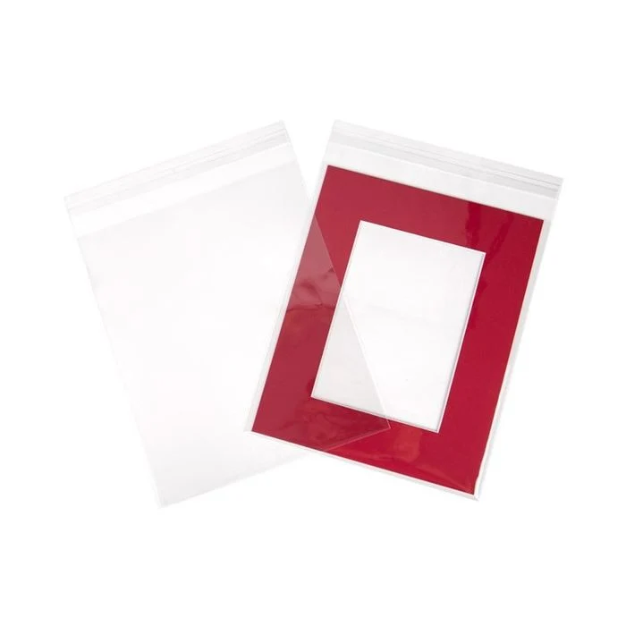 Klappenbeutel 21.4x26cm Hochtransparent (250 Stück) [VL108]