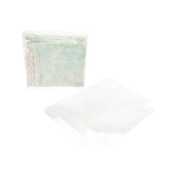 Klarsichtschachteln 14.3x2.5x14.1cm Transparent (25 Stück) [FPB48]