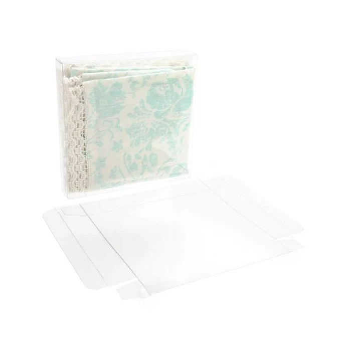 Klarsichtschachteln 14.3x2.5x14.1cm Transparent (25 Stück) [FPB48]