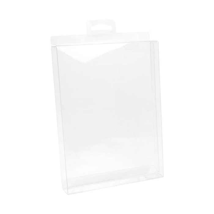 Klarsichtschachteln 13.7x2.5x18.7cm Transparent mit Aufhängeloch (25 Stück) [CHFB15]