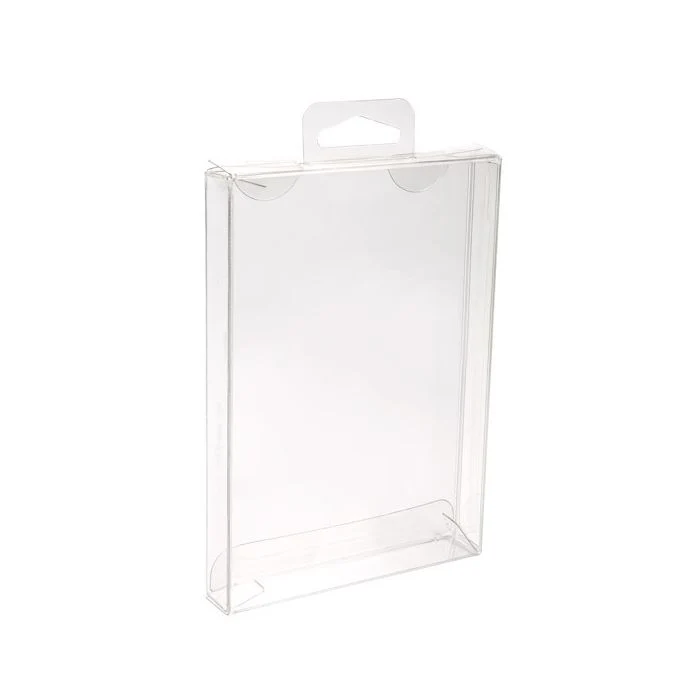 Klarsichtschachteln 9.6x1.6x13.2cm Transparent mit Aufhängeloch (25 Stück) [CHFB10]