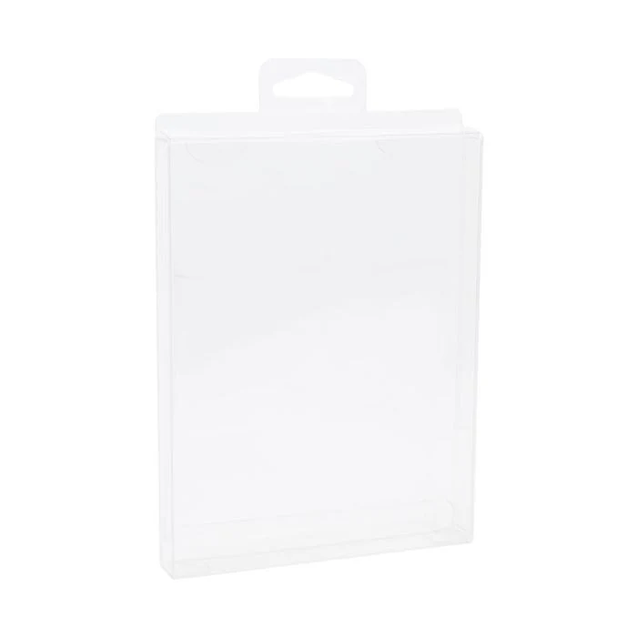 Klarsichtschachteln 11.4x1.6x14.9cm Transparent mit Aufhängeloch (25 Stück) [CHFB3]