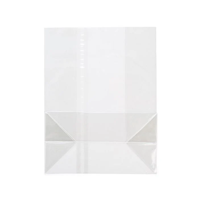 Blockbodenbeutel 17,8x10,2x22,9cm Klarsicht (100 Stück) [FG8]