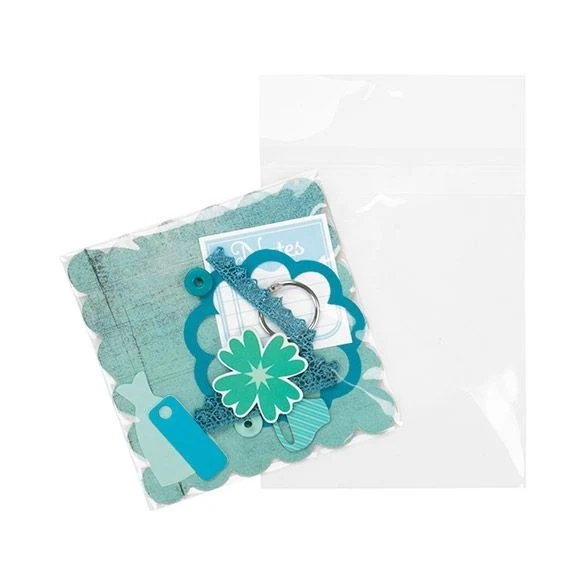 Klappenbeutel 13.5x17.2cm Hochtransparent (100 Stück) [B6B1PC]