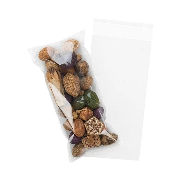 Klappenbeutel 12.2x25.4cm Hochtransparent (100 Stück) [B4X9XL]