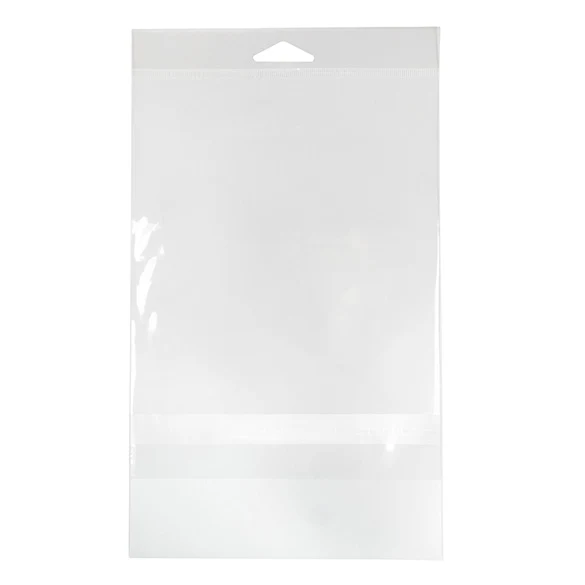 Headerbeutel Transparent 15.1x19.7cm mit Schutzverschluss (100 Stück) [HB7B3PC]
