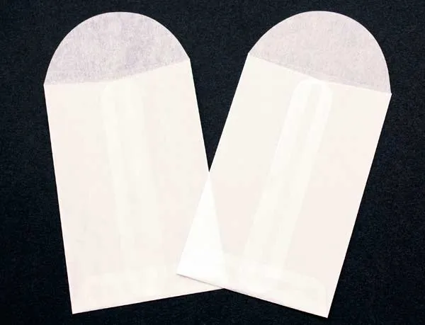 Pergamentpapier Umschläge 5.5x9cm (100 Stück) [G9]