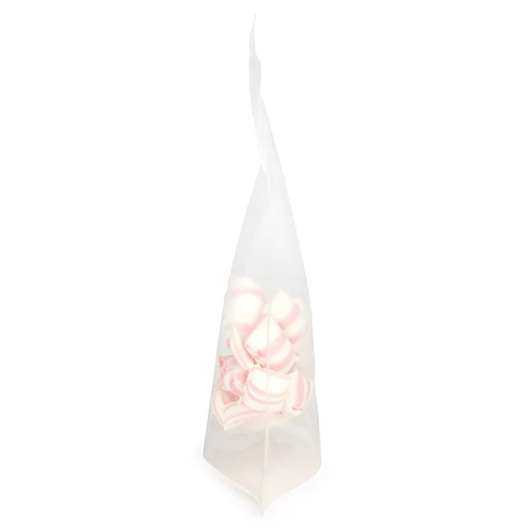 Standbodenbeutel Transparent 9.5x5.7x15.7cm | 57 Gramm (100 Stück) [ZBG35]