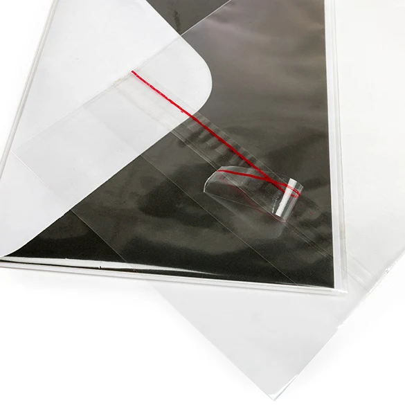 Headerbeutel Transparent 13.8x17.8cm mit Schutzverschluss (100 Stück) [HB6B3PC]