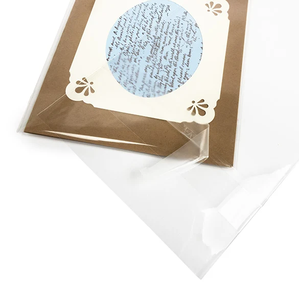 Headerbeutel Transparent 11.7x14.6cm mit Schutzverschluss (100 Stück) [HB54PC]