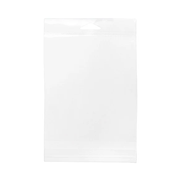 Headerbeutel Transparent 13x15.9cm Wiederverschließbar (100 Stück) [HB5B3]