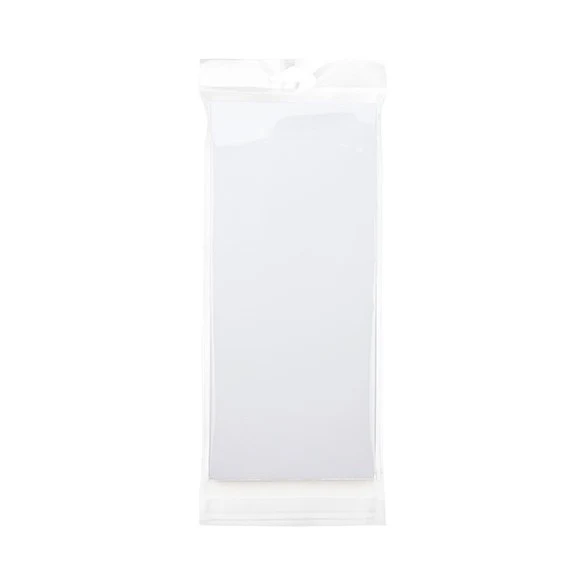 Headerbeutel Transparent 12.2x25.4cm Wiederverschließbar (100 Stück) [HB49XL]