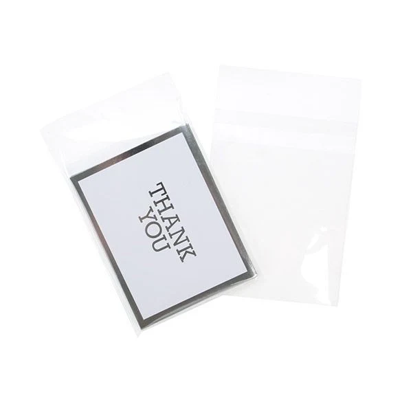 Klappenbeutel 12.2x15.7cm Hochtransparent (100 Stück) [B4N6PC]
