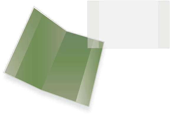 Transparente Doppeltaschen für Grußkarten Umweltfreundlich 17x24.8cm (100 Stück) [GCJA6]