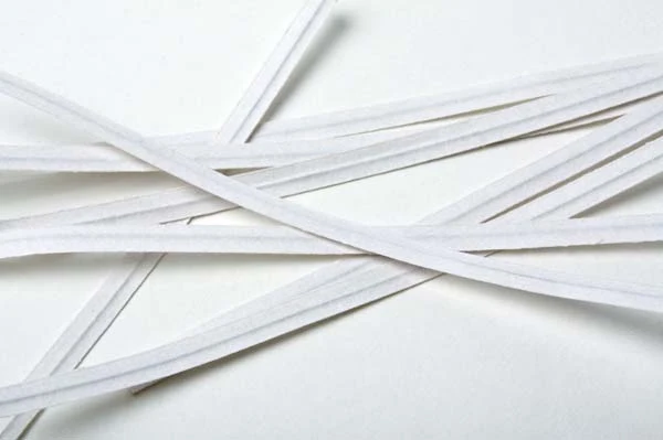 Verschluss-Streifen 15,2x0,4cm Papier Weiß (1.000 Stück) [TT6WH]