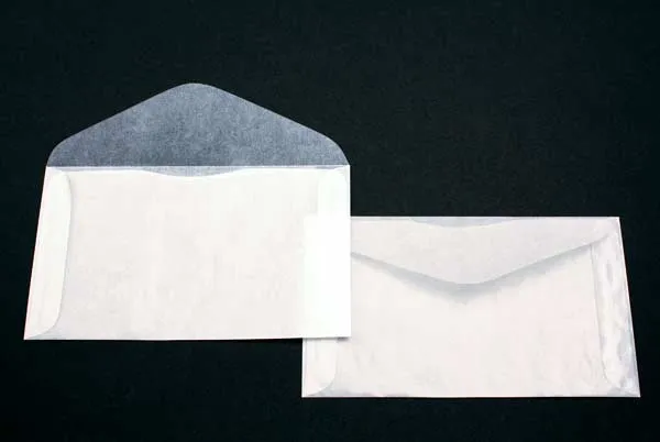 Pergamentpapier Umschläge 15x9cm (100 Stück) [G20]