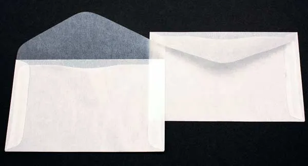 Pergamentpapier Umschläge 13x8cm (100 Stück) [G19]